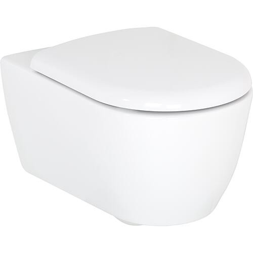 Combi-Pack Evenes Aimera Compact Wand-WC Aimera Compact spülrandlos mit WC-Sitz Softclose