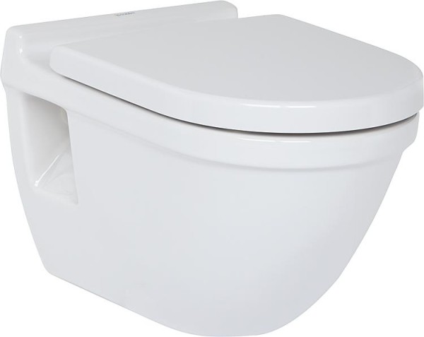 Wand-WC Duravit Starck 3 aus Keramik,mit off.Bef., weiß, 6,0l Spülung,BxHxT:360x320x540mm