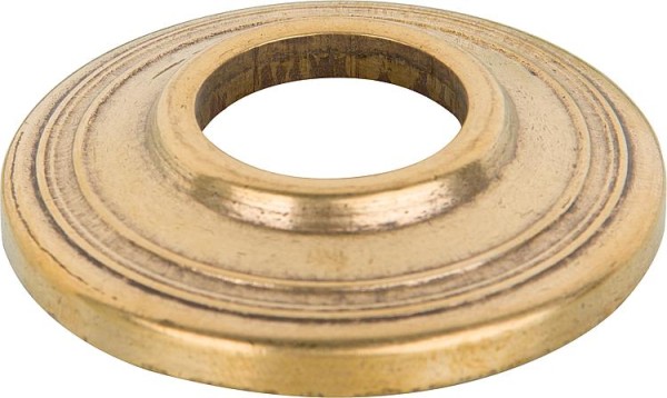 Rosette DN15 1/2" Messing blank zu Auslaufventil Vogel + Gockel