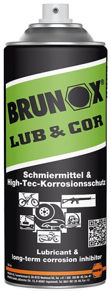Korrosionsschutz und Schmiermittel BRUNOX LUB&COR 400ml Sprühdose