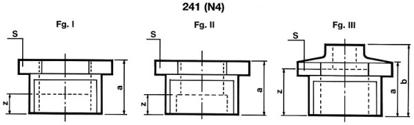 Tempergussfitting verzinkt Nr. 241 Reduzierstück, Ø 3/4" x 1/2"