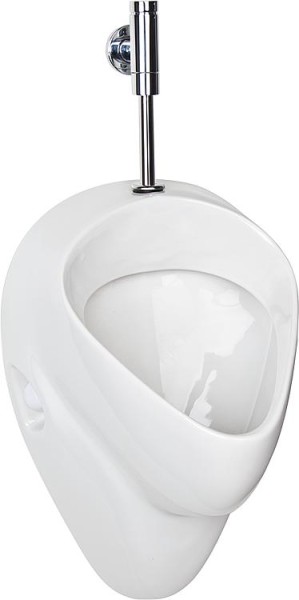 Urinal EBO Komplett-Set Zulauf von oben BxHxT: 345x560x380 mm Keramik weiß