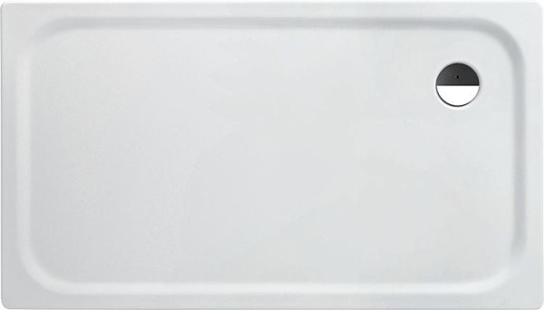 Duschwanne Edura Rechteck BxHxT: 1400x40x800 mm Stahl-Emaille weiß