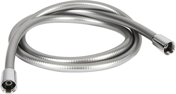 Brauseschlauch silverline DN15 - 1600 mm silber hochglänzend beidseitiger Drehwirbel