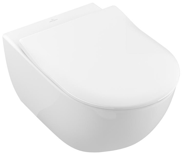 Combi-Pack Villeroy & Bicg Subway 2.0 Wand Tiefspül WC und WC-Sitz Softclose weiß Spülrandlos