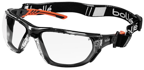 Schutzbrille NESS+ Rahmen orange / schwarz ? Klares PC PSSNESF028