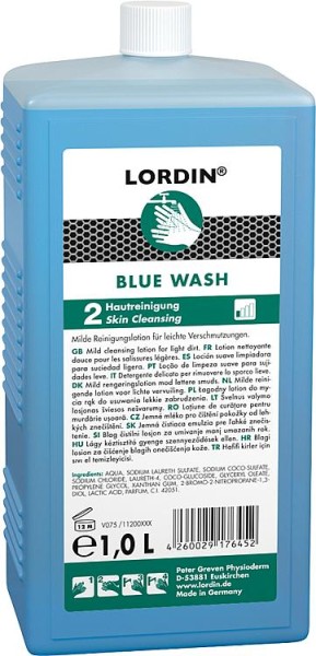 Waschlotion LORDIN Blue Wash 1 l Hartflasche