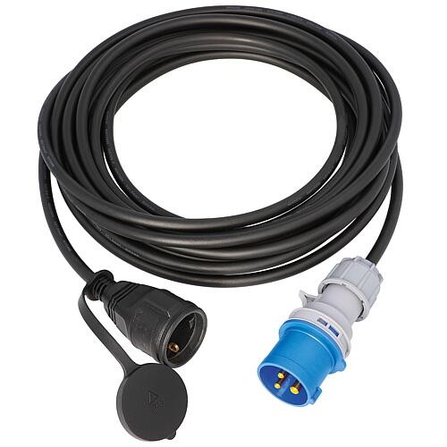 CEE-Schuko 230V Adapterleitung H07RN-F, 3x1,5mm², 15m 89 024 90