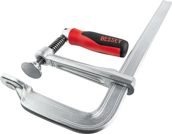 Ganzstahl-Schraubzwinge 2-Komponenten-Kunststoffgriff TYP 250x120mm, GZ25KG