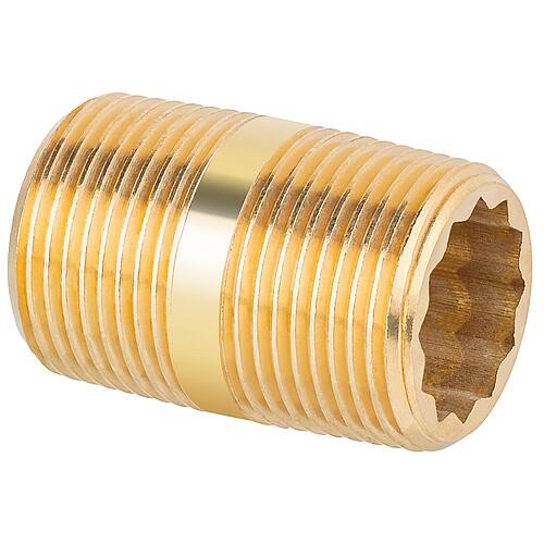 Doppelnippel-Messing 3/4"x 30