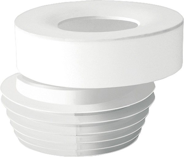 WC-Anschluss exentrisch 20mm Durchmesser 100-110 Farbe: weiss