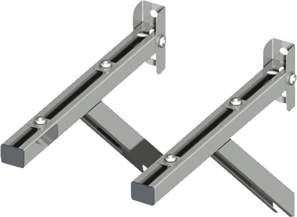 Doppelwandiges Abgassystem Wandkonsole - DN 200 Wandabstand 80-100 mm 1 Paar