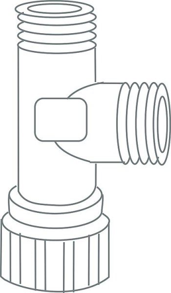 Valsir Eckventil 3/8" zu Winner 2 Montageelement