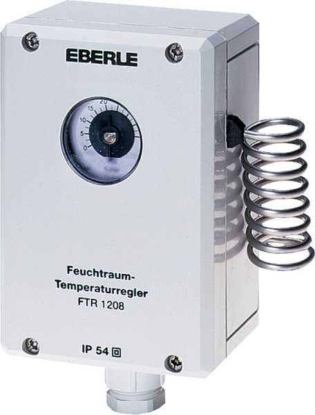 Eberle Feuchtraum Temperaturregler Typ FTR 1208 (elektr.mechanisch) 0 ... 40 C