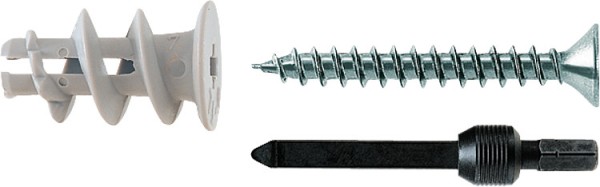 Fischer Gipskarton Dübel GK für Spanplattenschraube Dm 4 - 5 mm VPE 100 Stück 52389