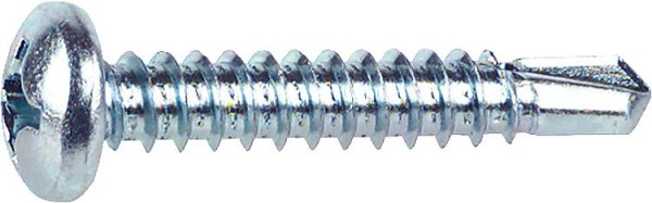Bohrschraube PH2 Linsenkopf d=3.9mm,l=25.0 DIN 7504 M verzinktVPE 100