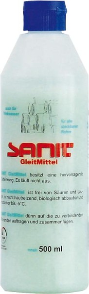 SANIT GleitMittel DVGW 500ml Flasche
