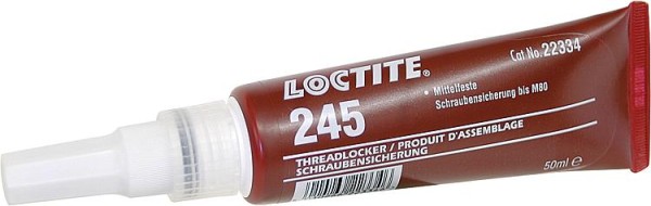 Loctite245 flüssig Dichtung 1 Tube 50 ml mit BAM freigabe (Sauerstoff)vorher Loc
