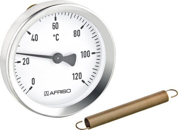 Afriso Anlegethermometer mit Haftmagneten Ø 63 mm 0-60°C 