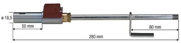 Ölvorwärmer mit Düsenrohr BGR passend für Golling GLV2B2