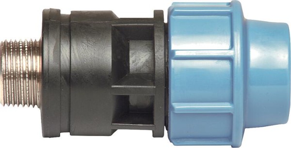 Anschlussverschraubung mit Messing Außengewinde 25mm x 3/4"