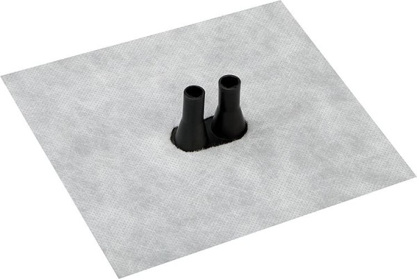 Doppelleitungsmanschette DD3 2 x 4-8 mm Vlies-Butyl Klebekragen Eisedicht