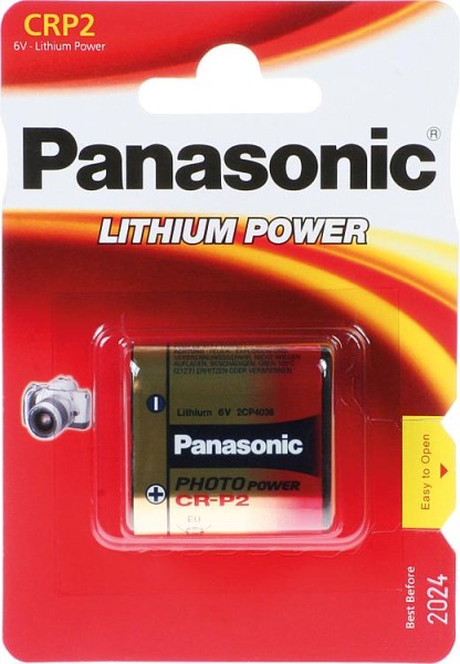 Lithium-Batterie CR-P2PEP, 6 V 6 V, 34x19,5x36mm 1 Stück