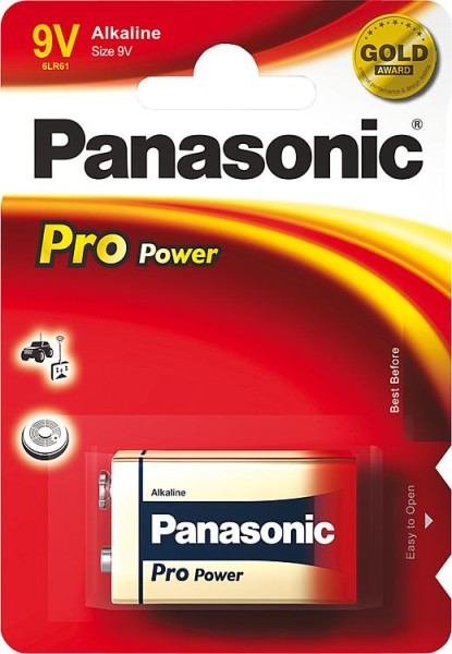 Batterie Panasonic PRO Power 6LR61 9V 1Stk.