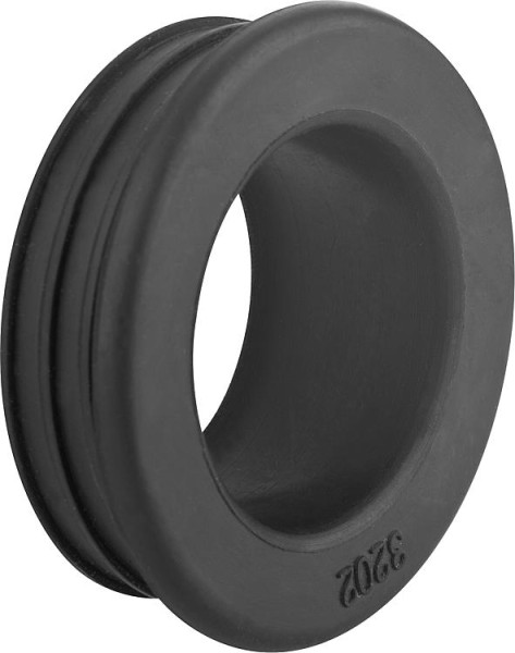 Gummi-Nippel schwarz für WT-Siphonrohr 58 x 40mm