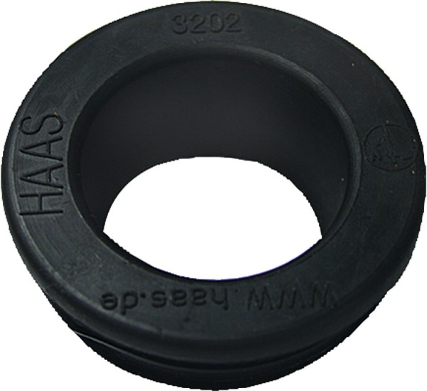 Haas Gummi Nippel schwarz für WT Siphonrohr 58 x 50mm 3205
