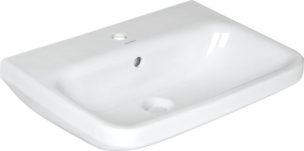 Waschtisch Duravit Durastyle 650 x 440mm weiß mit Überlauf Hahnloch mittig 2319650000 Waschbecken