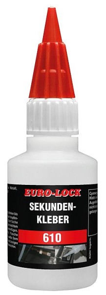 Sekundenkleber universal EURO-LOCK E 610, 10g Dosierflasche