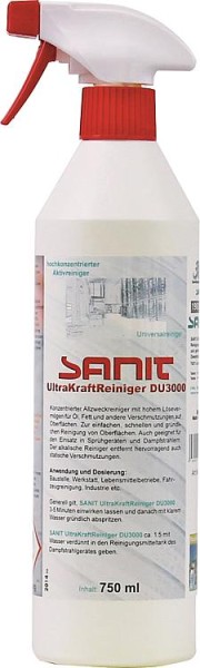 UltraKraftReiniger SANIT DU3000, 750ml Handzerstäuber Kraft Reiniger