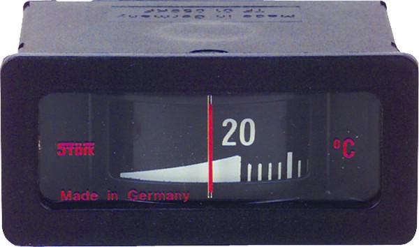 Thermometer Einbau waagrecht 1,5 m 0-120 Grad Regelung Fernthermometer Heizung