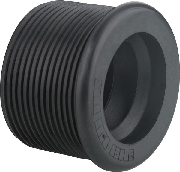 Gummi-Nippel schwarz für Siphonrohr 44 x 32mm DN32